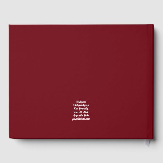 Lindegren Guest Book Gästebuch (Rückseite)