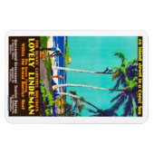 Lindeman Island Poster Flexible Foto Magnet (Horizontal)