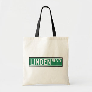 Linden Boulevard Schild Tragetasche