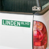 Linden Boulevard Sign Autoaufkleber (Auf Lkw)