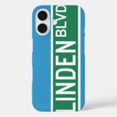 Linden Boulevard Sign iPhone XS Fall Case-Mate iPhone Hülle (Rückseite)