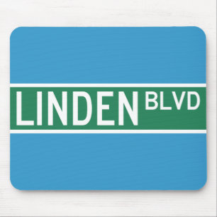 Linden Boulevard Sign Mousepad