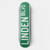 Linden Boulevard Sign Skateboard (Vorderseite)