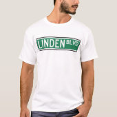 Linden Boulevard Sign T-Shirt (Vorderseite)