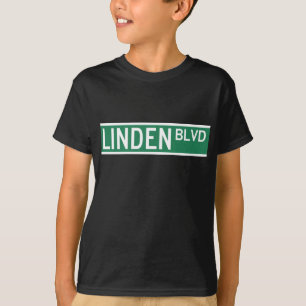 Linden-Boulevard-Zeichen T-Shirt