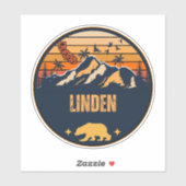 Linden, Kalifornien Aufkleber (Blatt)