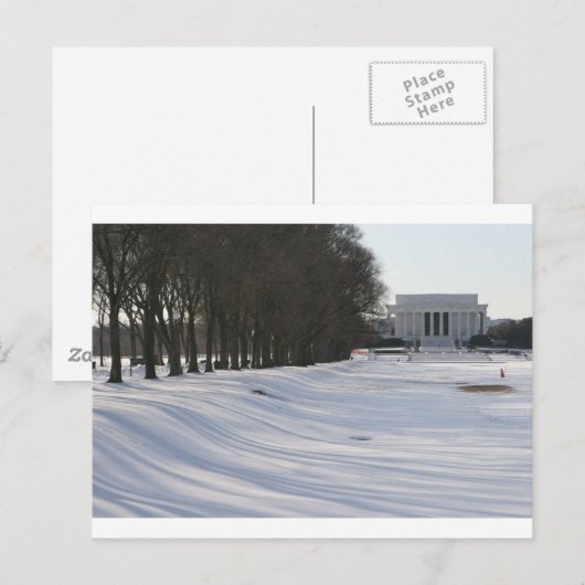 Lindenschnee Postkarte (Vorne/Hinten)