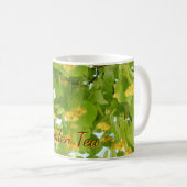 Lindentee-Blüten und -Blätter Kaffeetasse (VorderseiteRechts)