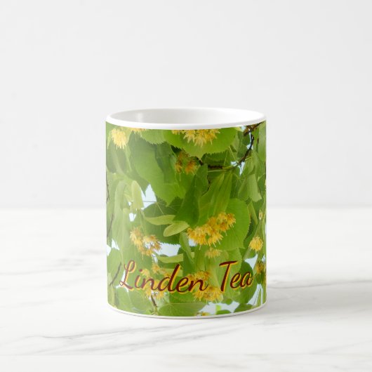 Lindentee-Blüten und -Blätter Kaffeetasse (Mittel)