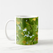 Lindentee-Blüten und -Blätter Kaffeetasse (Links)