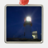 lindesnes fyr, norways most Southern Point 3 Silbernes Ornament (Vorne)