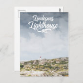 Lindesnes Lighthouse Postkarte (Vorne/Hinten)