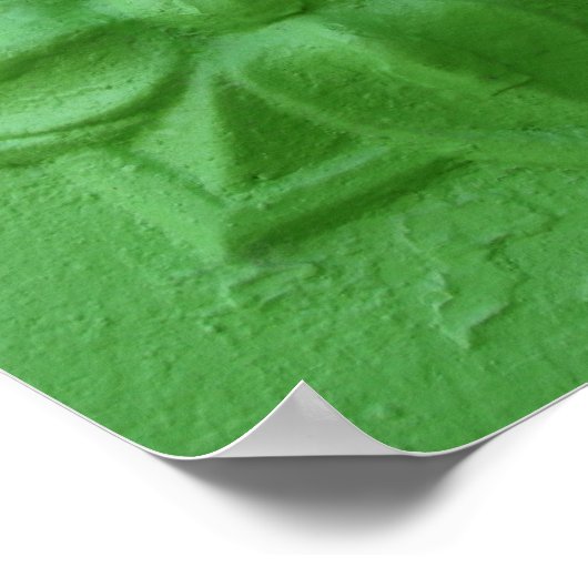 Lindgrün Poster (Ecke)