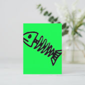 Lindgrün Postkarte (Stehend Vorderseite)