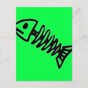 Lindgrün Postkarte