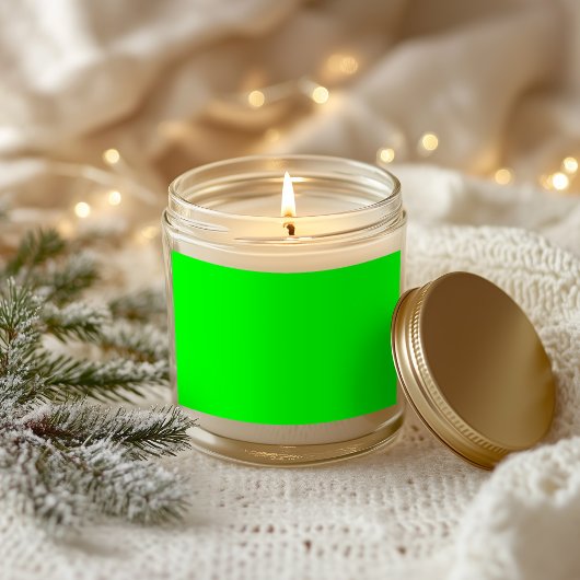 Lindgrün Rechteckiger Aufkleber