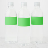 Lindgrün Wasserflaschenetikett (Flaschen)