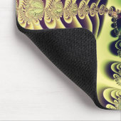 Lindgrüne fraktale Symmetrie abstrakte Kunst Mousepad (Ecke)
