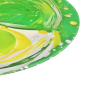 Lindgrüne Spirale Schneidebrett (Ecke)