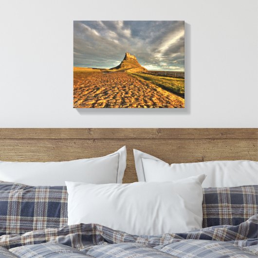 Lindisfarne Castle Leinwand (Insitu (Schlafzimmer))