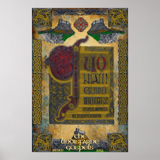 Lindisfarne Gospels Poster (Vorne)