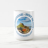 Lindisfarne - Heilige Insel (rd) Kaffeetasse (Mittel)