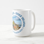 Lindisfarne - Heilige Insel (rd) Kaffeetasse (VorderseiteRechts)