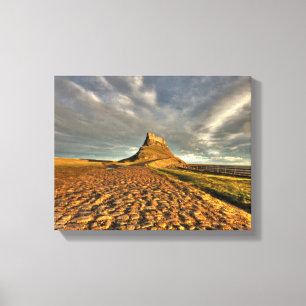 Lindisfarne Schloss-Leinwand Leinwanddruck