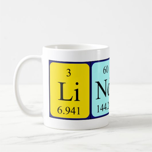 Lindita Periodenname Tasse (Links)