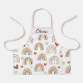 Lindo Arcoiris Boho Acuarela Multicolor Schürze (Vorderseite)