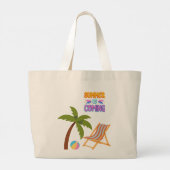 Lindo bolso, comodo y alegre jumbo stoffbeutel (Rückseite)