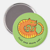 Lindo Gato, gato, gatito Magnet (Vorderseite/Rückseite)