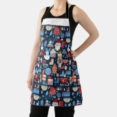 lindo patrón de Navidad Schürze (InSitu)