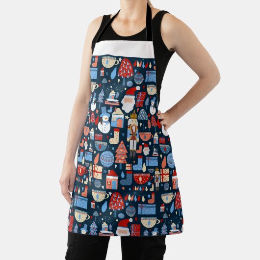 lindo patrón de Navidad Schürze (InSitu)