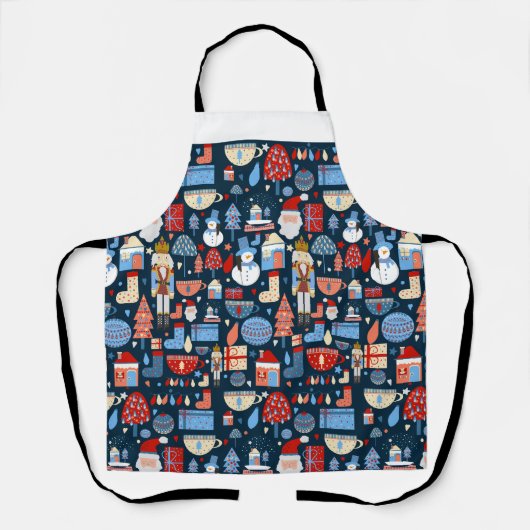 lindo patrón de Navidad Schürze (Vorderseite)