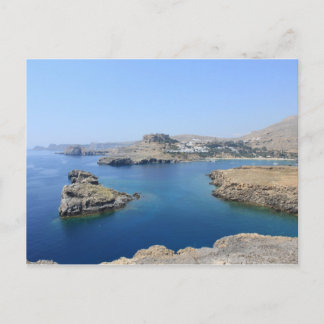 Lindos Acropolis Postkarte