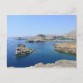 Lindos Acropolis Postkarte (Vorderseite)