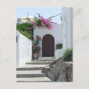 Lindos Captain’s House Postkarte