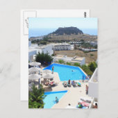 Lindos Gardens Postkarte (Vorne/Hinten)