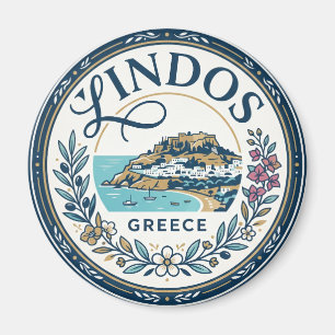 Lindos, Rhodos Griechenland Magnet