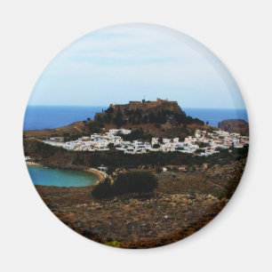 Lindos, Rhodos, Griechenland Magnet