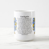 Lindquist, der Ursprung, die Bedeutung und das Kaffeetasse (Mittel)