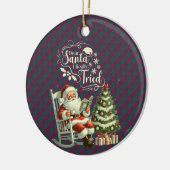Lindsay Ancien Scottish Tartan  Christmas Keramik Ornament (Links)