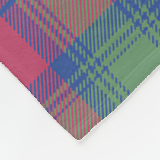 Lindsay Ancient Clan Abzeichen Tartan Kariert Fleecedecke (Ecke)