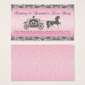 Lindsay & Brandon Rose & Carriage Wedding Design (Vorne & Hinten)