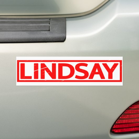 Lindsay Briefmarke Autoaufkleber (Auf Auto)