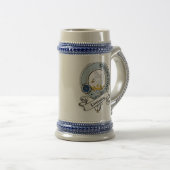 Lindsay-Clan-Abzeichen Bierglas (VorderseiteRechts)