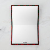 Lindsay Clan Balcarres House Faltkarte Karte (Innenseite)