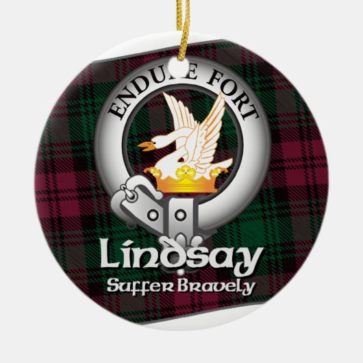 Lindsay-Clan Keramikornament (Vorne)
