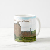 Lindsay Clans Edzell Castle Foto Kaffeetasse (VorderseiteRechts)